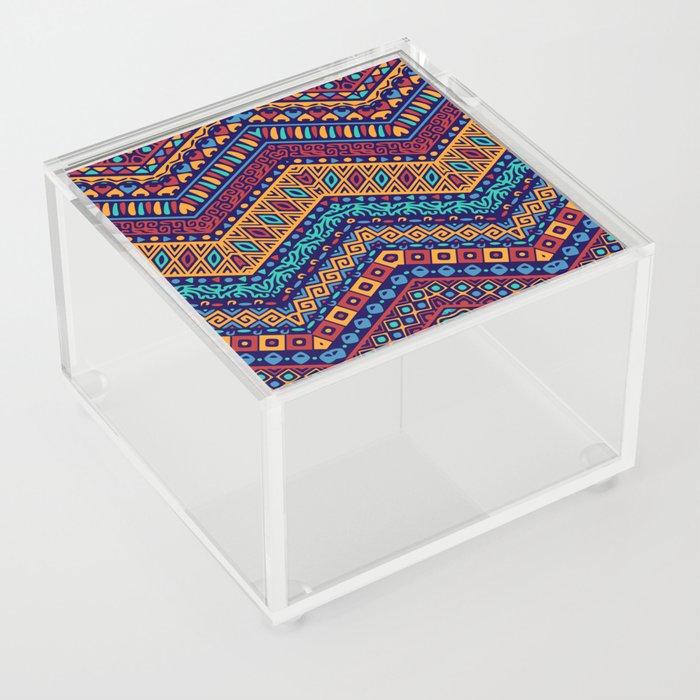 African pattern  Acrylic Box