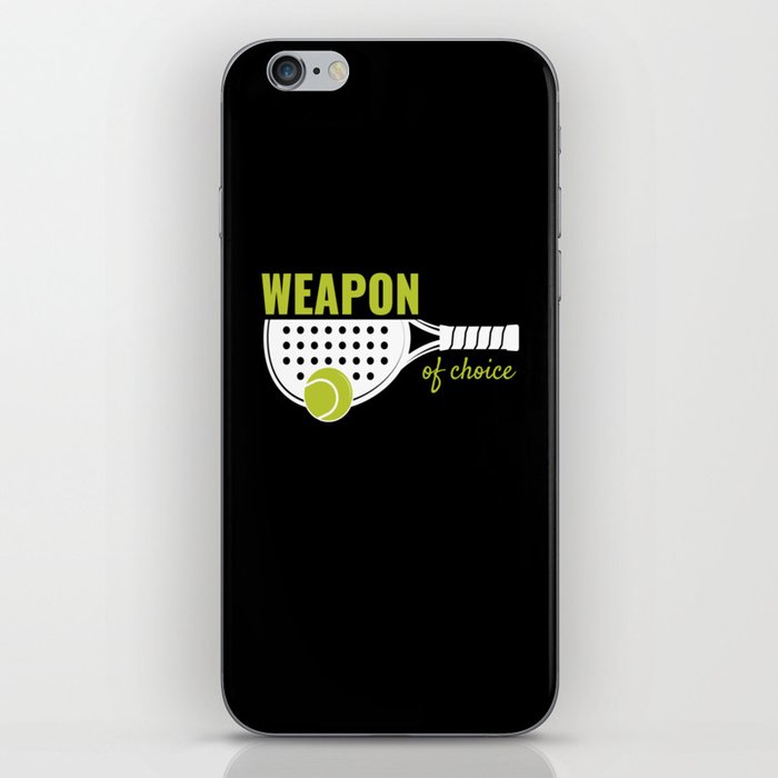 Tennis Weapon Of Choice iPhone Skin