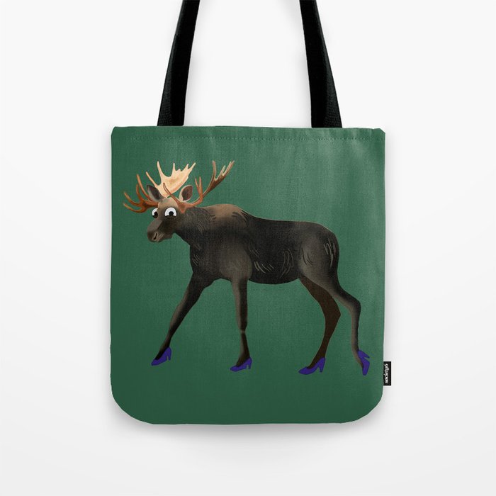 Moose in heels  Tote Bag