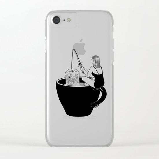 Laid-Back Time Clear iPhone Case