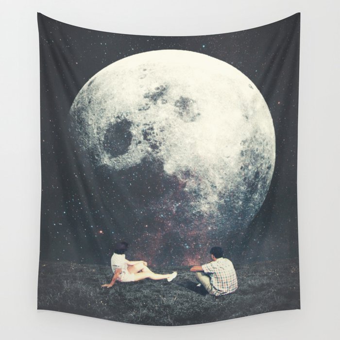 Man on on sale the moon tapestry