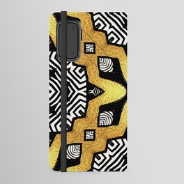 Black and Gold Android Wallet Case
