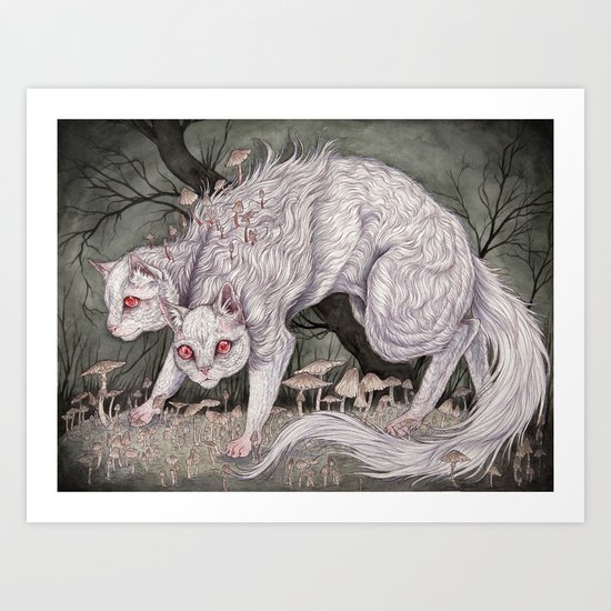 Albinism piece Art Print