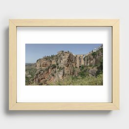 View at Ronda and the Valley | Andalucía | Spain Recessed Framed Print