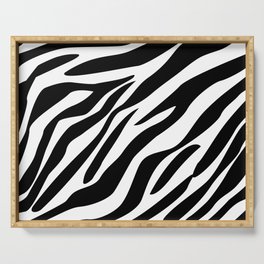 Zebra stripes, Zebra background, Zebra stripes texture background	 Serving Tray