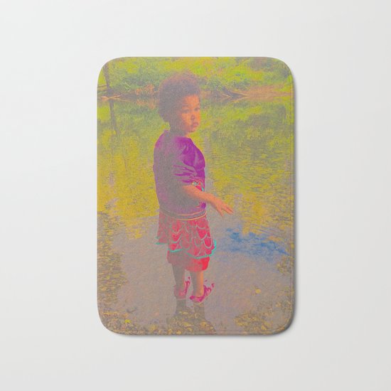 She Listens At Golden River And Feels An Overseeing Power Bath Mat