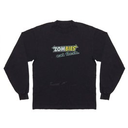 Zombie Eat flesh Long Sleeve T Shirt