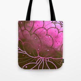 space flower Tote Bag