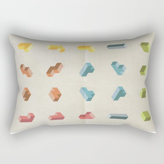 80s Starter Pack Rectangular Pillow