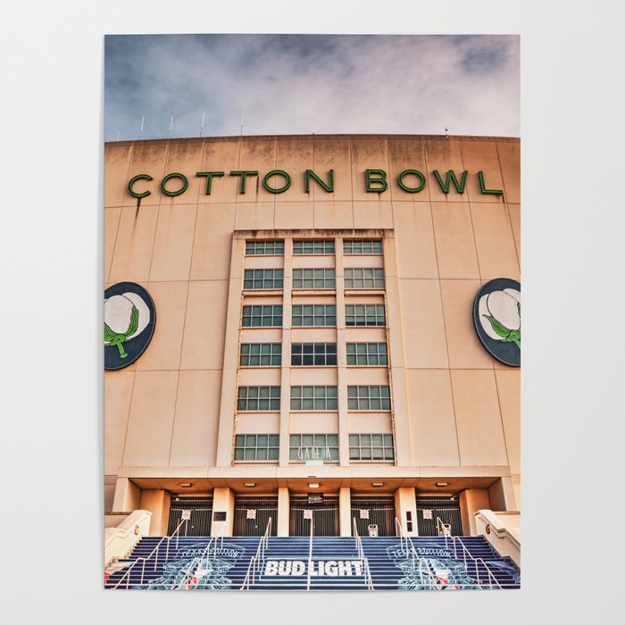 The Iconic Cotton Bowl At Fair Park - Dallas Texas Poster