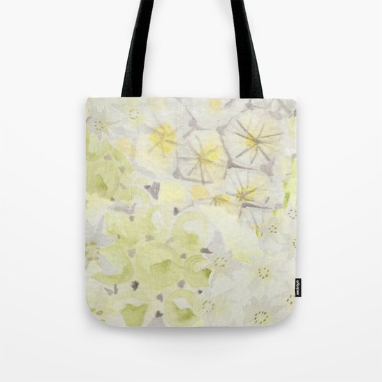 Lemon Abstract Tote Bag