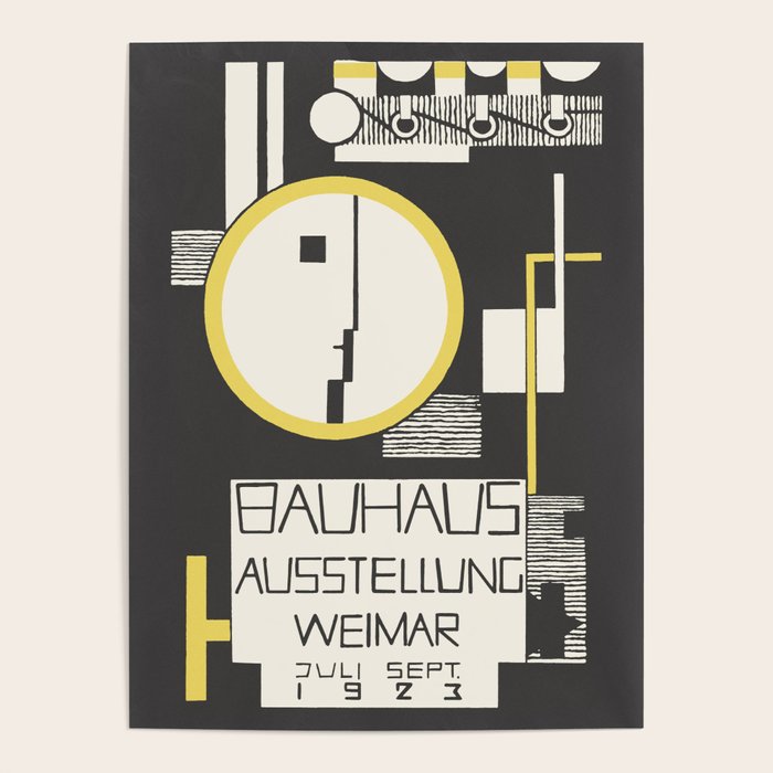 Bauhaus Art Exhibition Poster by SolarPrint Society6
