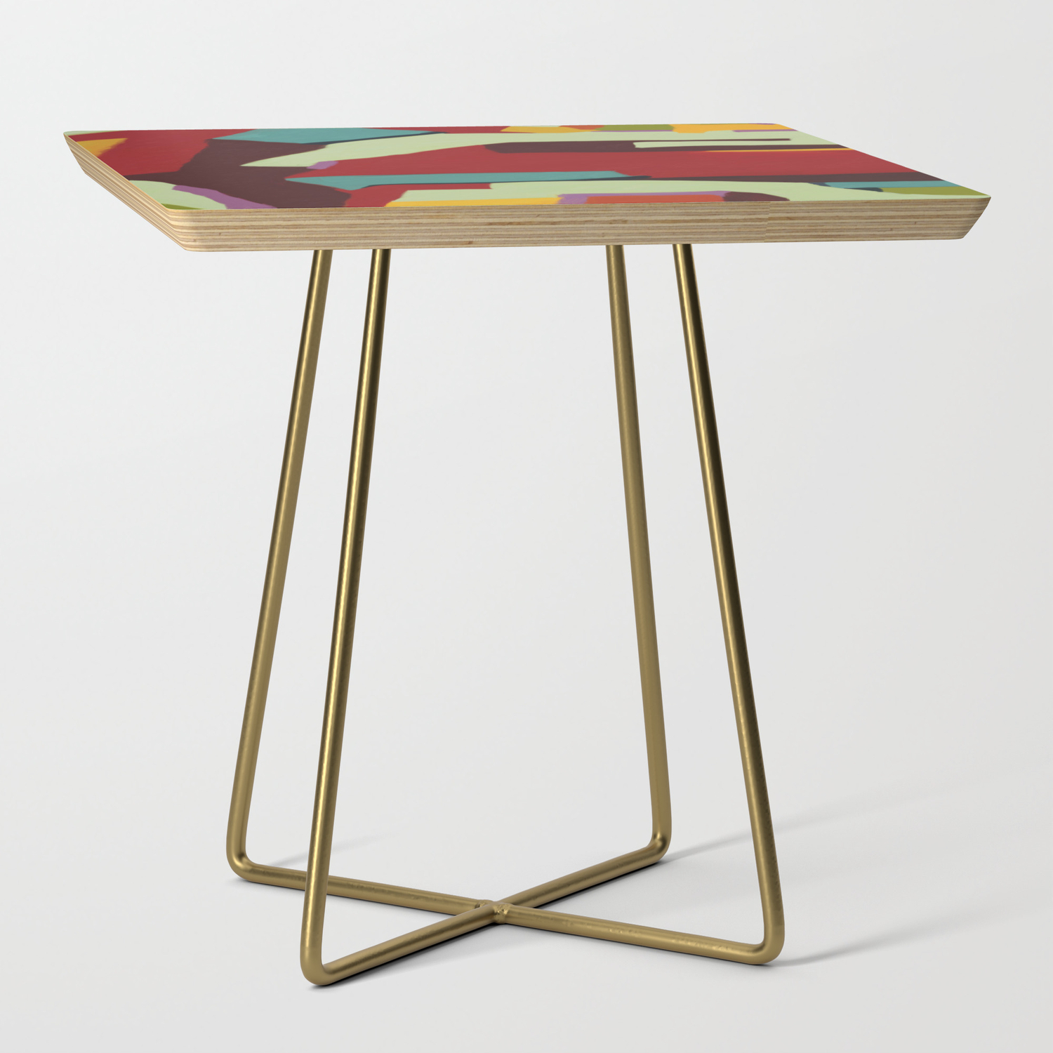 Never Ending Abstract Art Side Table By Leannesimpsonart Society6