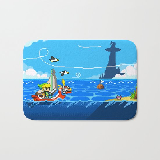 The Legend of Zelda: Wind Waker Advance Bath Mat