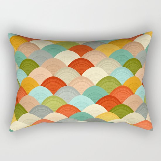yarn hill dollops Rectangular Pillow