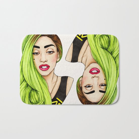 Lady Neon Bath Mat