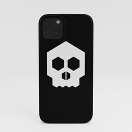 hex geometric halloween skull iPhone Case