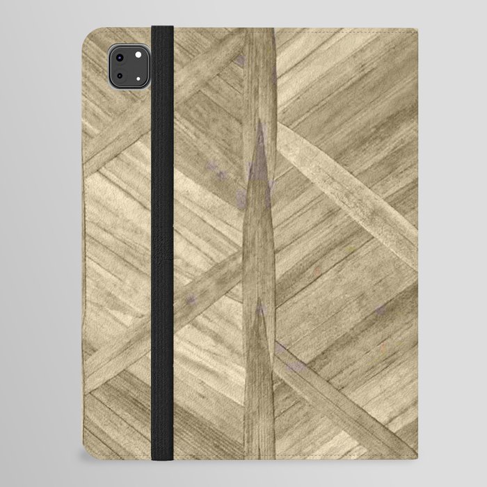wood weebing iPad Folio Case
