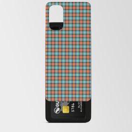 Brown And Blue Buffalo Plaid,Brown And Blue plaid,Brown And Blue Gingham Checks,Brown And Blue Buffalo Checks,Brown And Blue Tartan, Android Card Case