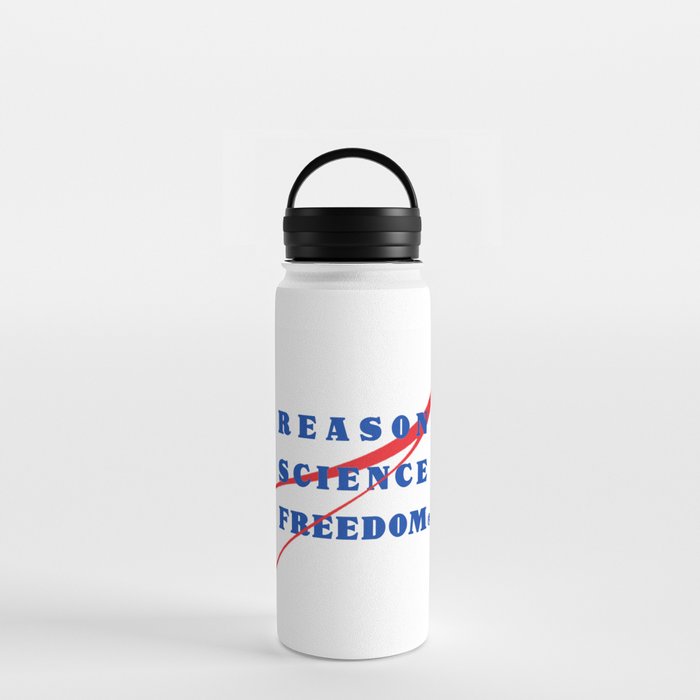 REASON SCIENCE FREEDOM Water Bottle