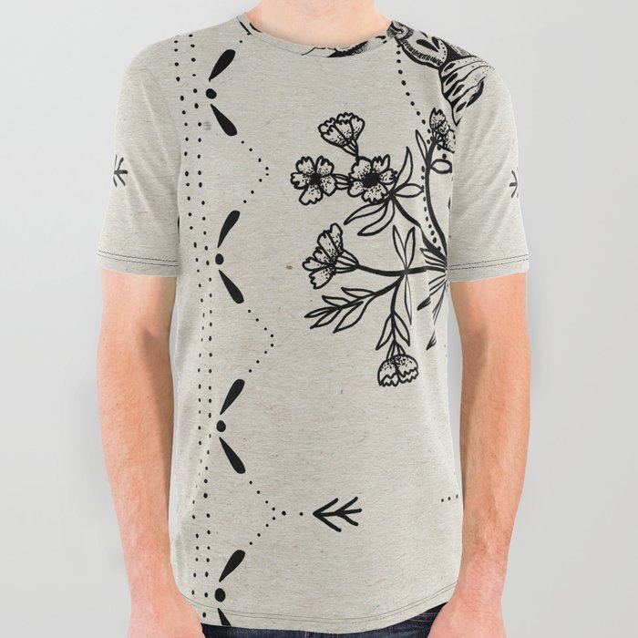 Magical Moth All Over Graphic Tee