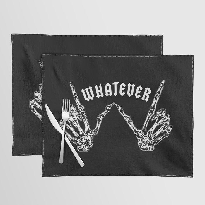 Whatever Skeleton  Placemat