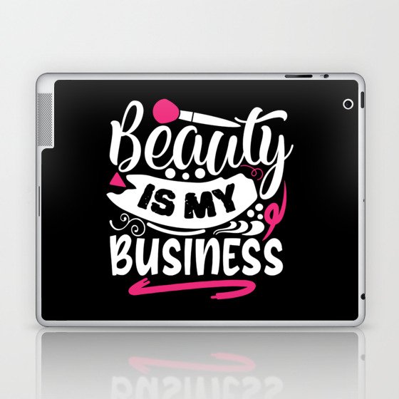 Beauty Is My Business Pretty Makeup Laptop & iPad Skin