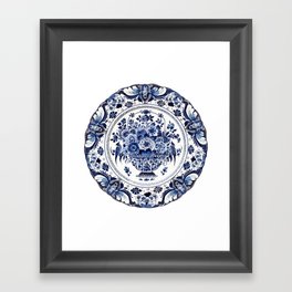 Royal Delft Blue Framed Art Print