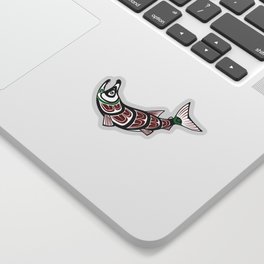 Haida Salmon Sticker