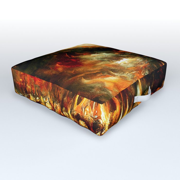 Tornado of Souls Outdoor Floor Cushion