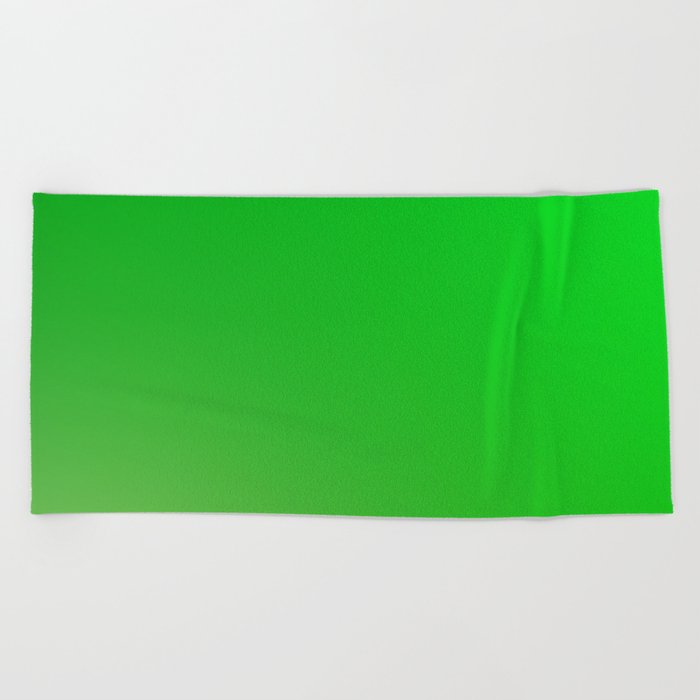 22 Green Gradient Background 220713 Minimalist Art Valourine Digital Design Beach Towel