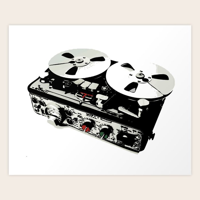 the ultimate tape recorder Art Print by Vin Zzep Society6