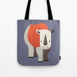 Whimsy Rhinoceros Tote Bag