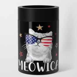 Meowica Cute American Cat Can Cooler