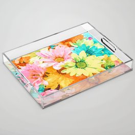 Simone #painting #floral Acrylic Tray