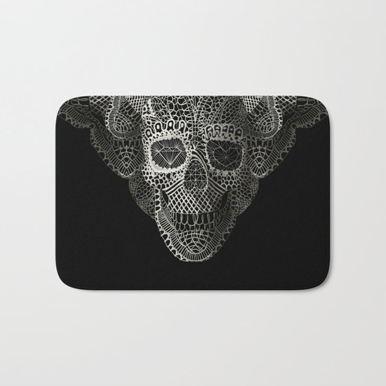 Lace Skull Bath Mat