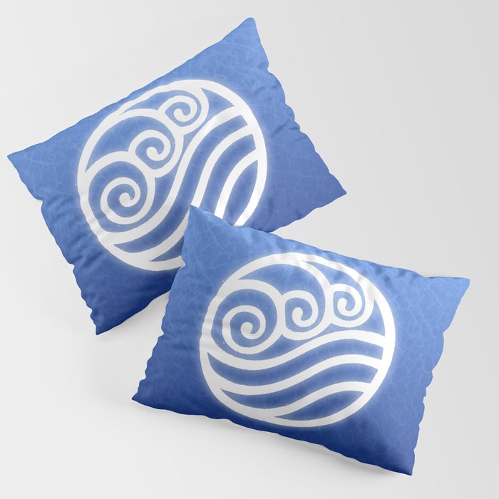 Avatar Water Bending Element Symbol Pillow Sham