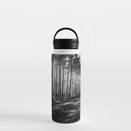 Forest in Black and White  Water Bottle