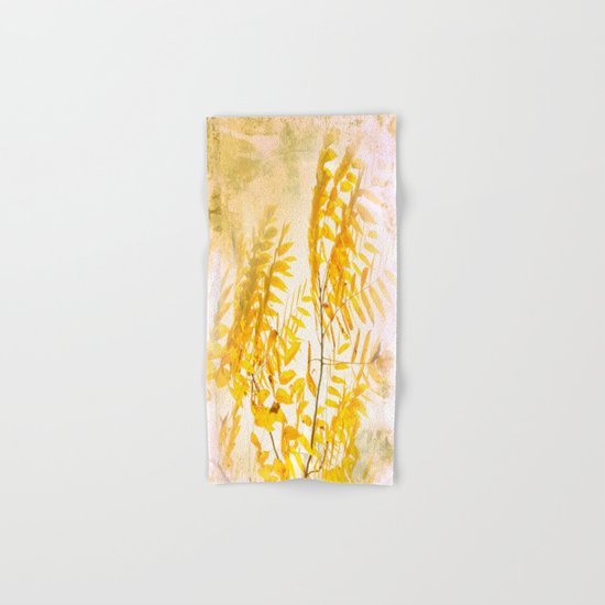 Yellow Branch Hand & Bath Towel