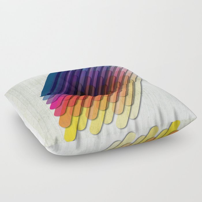LollyStick Rainbow Floor Pillow