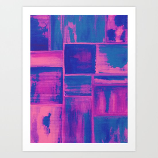 Watercolor abstract 27 Art Print
