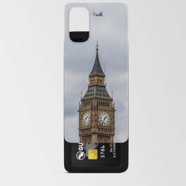 Great Britain Photography - Big Ben Under The Gray Cloudy Clouds Android Card Case
