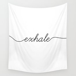 inhale exhale (2 of 2) Wall Tapestry