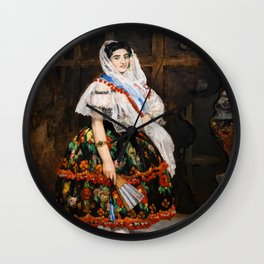 Edouard Manet - Lola de Valence Wall Clock