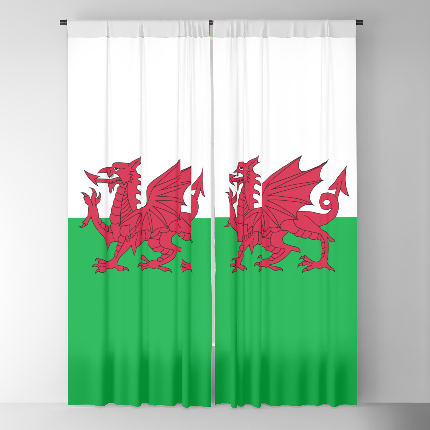 Wales Flag Printed Picture Welsh Photo Roller window Blind Blackout Option 