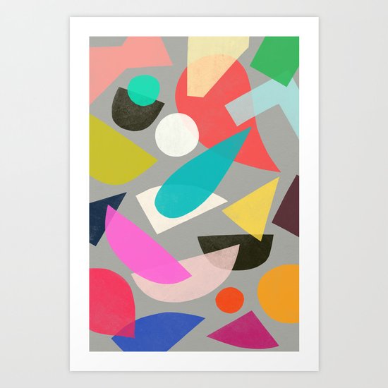 colored toys 1 Art Print