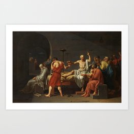 The Death Of Socrates Art Print