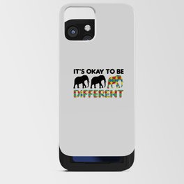 Autism Awareness Month Puzzle Different Elephant iPhone Card Case