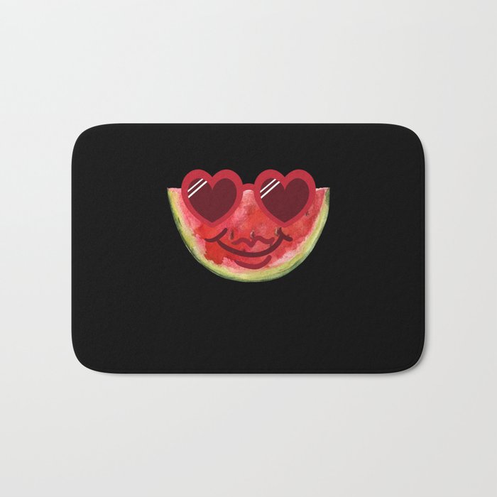 Watermelon Heart Melons Kids Bath Mat