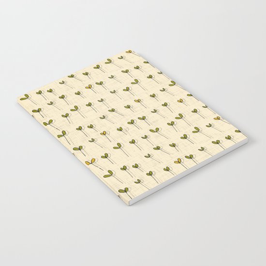 sprouts cream Notebook